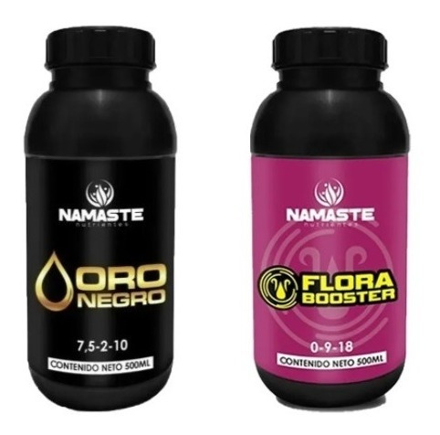 Combo Namaste Oro Negro + Flora Booster 500ml Vege Y Flora