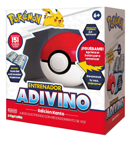 Juego Pokebola Entrenador Adivino Pokemon Interactivo Tun