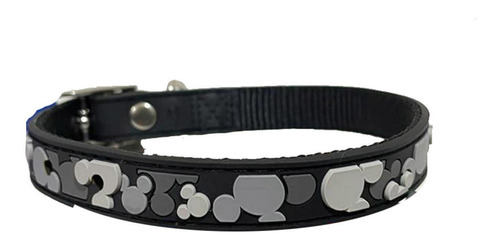 Collar Para Perros Diseño Mickey 1,5 X 35 Cm Disney Pets Color Gris