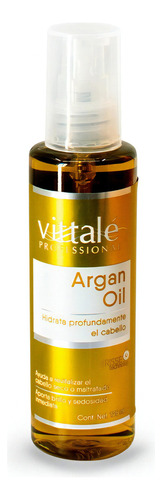 Aceite De Aragan , Vittale 125 Ml, Hidratante Capilar