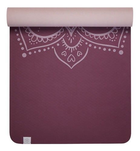 Tapete Yoga Gaiam Performance Mat Pvc Reversible 2 Texturas Color Violeta