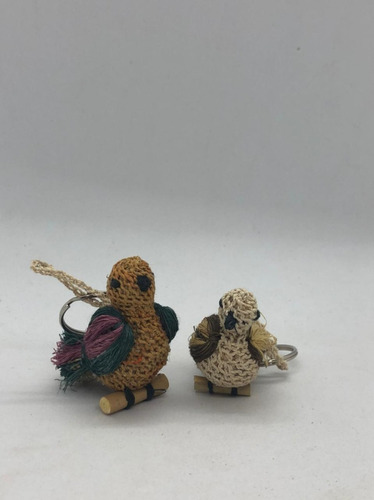 Imagen 4 de 4 de Llaveros De Pajaritos De Chaguar