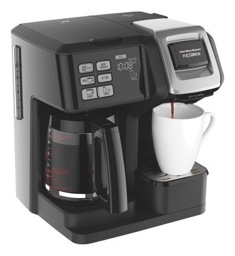 Hamilton Beach Cafetera Trío Flexbrew, Con 2 Opciones De Caf