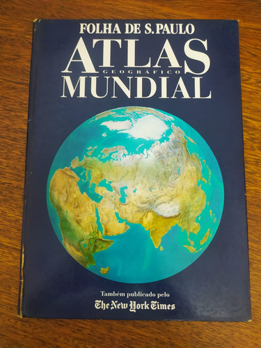 Livro Atlas Geográfico Mundial Da Folha De São Paulo (Usado)