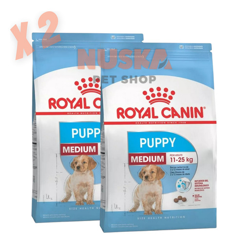Royal Canin Medium Puppy 15 Kg X 2 Unidades Mediano Cachorro