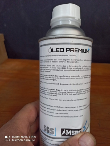 Imagem 3 de 3 de Óleo 5wt Para Amortecedores 450ml Dr. Chem