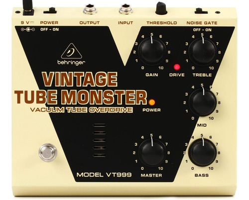 Pedal Overdrive Behringer Vt999 Vintage Tube Monster