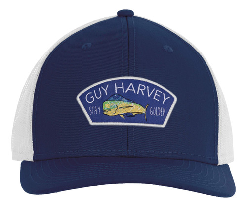 Guy Harvey Gorra De Camionero De Cambray Para Hombre, Estat.