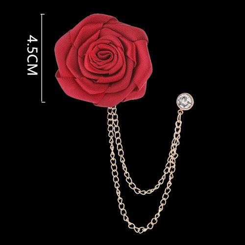Broches De Rosas Artificiales Groom Boutonniere Para Novio