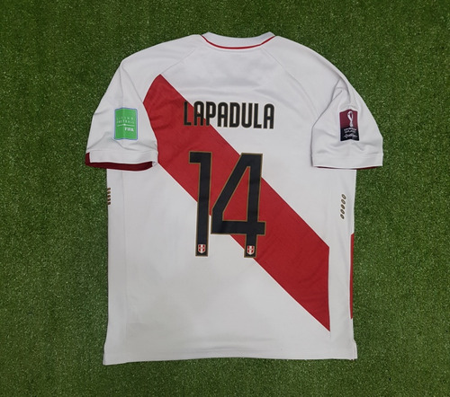 Camiseta Selección Perú 2020/21, Lapadula 14, Talle M.