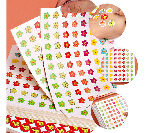 50 Hojas De Pegatinas De Recompensa Multifunción Con Dibujos