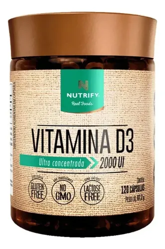 Vitamina D3 Nutrify 120 Cápsulas