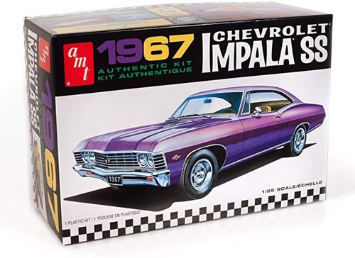 Amt 1967 Chevy Impala Ss (de) La Escala Del 1:25 Kit Modelo