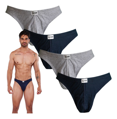 Paquete De 4 Bikinis Alfani Para Hombre Multicolor, Jr62