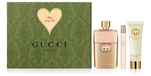 Set Perfume Mujer Gucci Guilty Pour Femme Edp 90 Ml