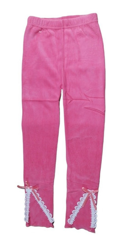 Calza Niña Polar Elasticado Forrada Lindos Diseños