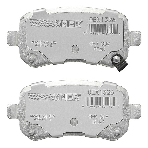 Balatas Oex Traseras Wagner Volkswagen Routan 09/11