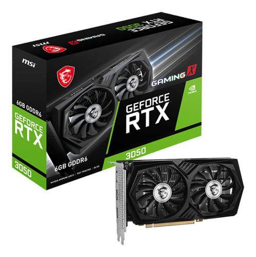 Tarjeta De Video Msi Rtx 3050 Gaming X 6g 6gb Gddr6 1507 Mhz