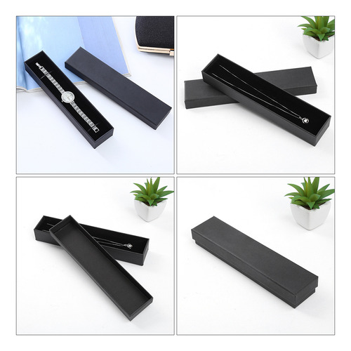 Cajas De Regalo Para Joyas, Caja Rectangular Para Relojes, 6