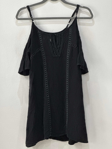 Vestido Negro Marca 47 Sreet Talle 3