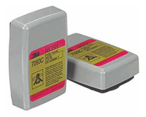 Filtro Respirador 3m 7093 Paquete X 2 Unidades