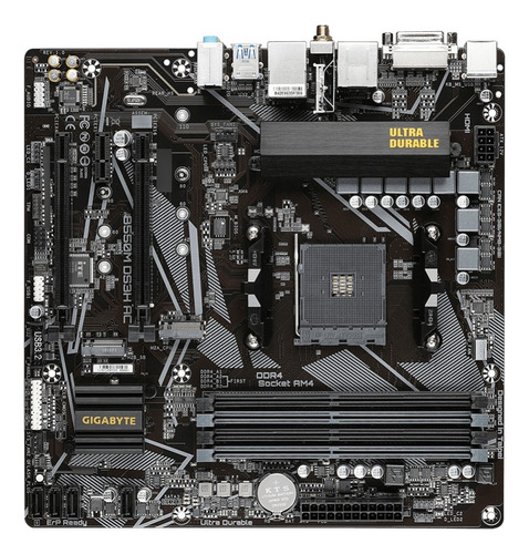 Placa Madre Gigabyte B550m Ds3h Ac - Am4, Ddr4, M.2 X2, Atx