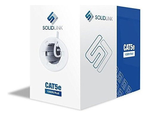 Solidlink Cat5e 1000ft Premium Utp Cable Ethernet 24awg 1000