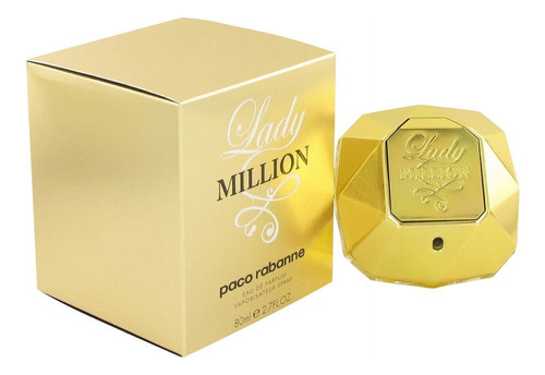 Edp 2.7 Onzas Lady Million De Paco Rabanne Para Mujer