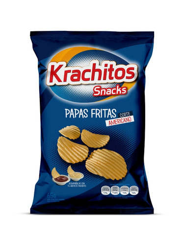 Papas Fritas Krachitos 60g Corte Americano