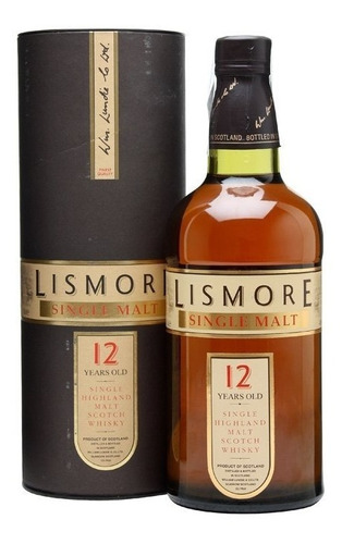 Whisky Lismore 12 Años Single Malt 700ml En Estuche