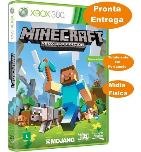 Jogo Minecraft Xbox 360 ORIGINAL - Roda em Bloqueado - NTSC - usado -  Escorrega o Preço