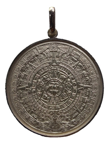 Dije Plata 925 Calendario Azteca #1321 