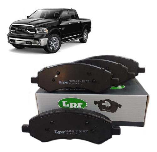 Pastilla De Freno  Dodge Ram 1500 2010/ Delantera 