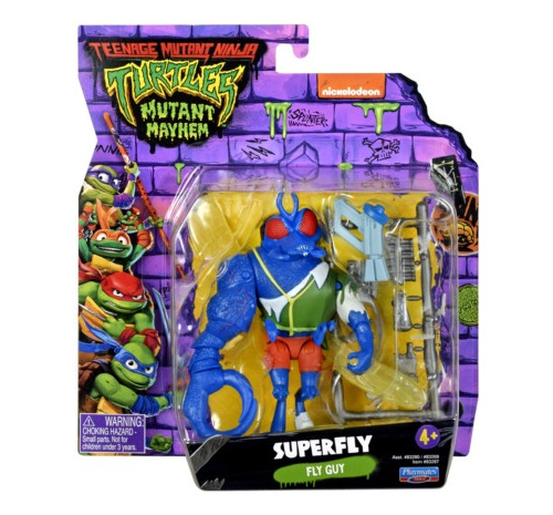 Figura Tortugas Ninja 12cm Teenage +accesorio Sharif Express