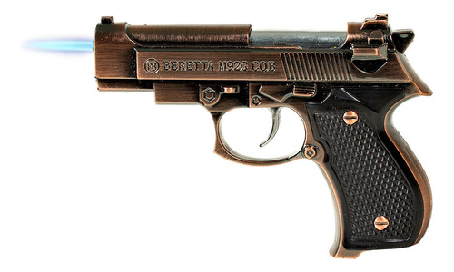 Isqueiro Pistola Exclusivo Recarregável A Gás Beretta M9