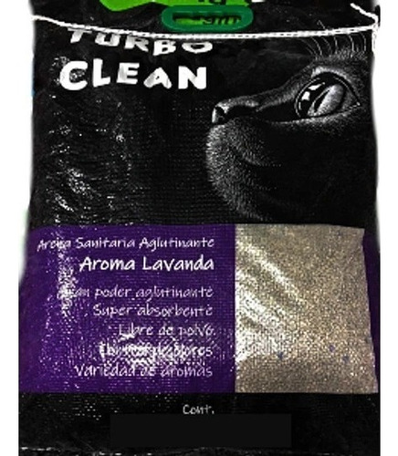 Arena Sanitaria Turbo Clean 20kg Aroma Lavanda