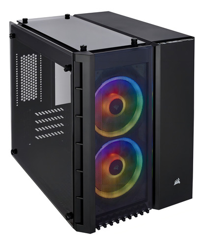 Gabinete Corsair Micro-atx Crystal Series 280x Rgb Negro