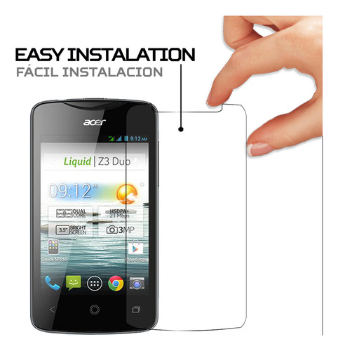 Protector Mica Pantalla Para Acer Liquid Z3