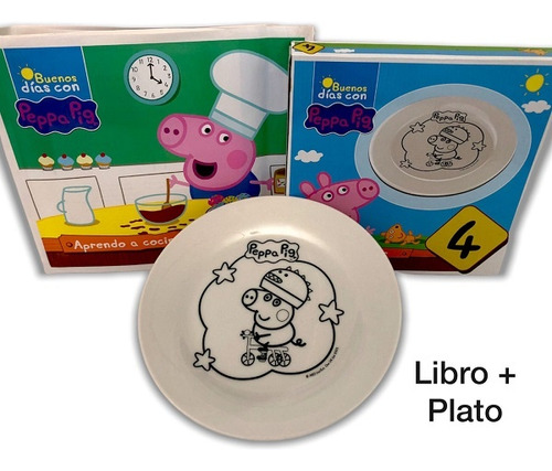 Aprendo A Cocinar. Libro + Plato George - Peppa Pig