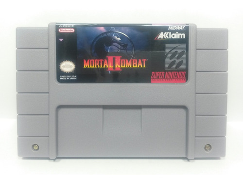 Snes Super Nintendo Mortal Kombat 2 Usa