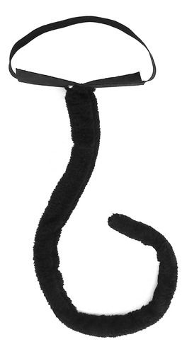 Accesorios De Vestuario De Skeleteen Cat Tail - Furry Black