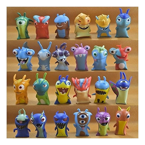 Y 24 Figuras Slugterra Bajoterra Coleccionables 2023l
