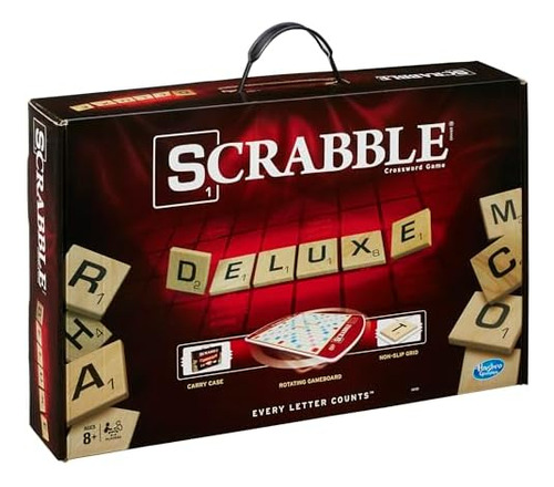 Juego De Scrabble De Hasbro Gaming, Edición De Lujo, Fichas