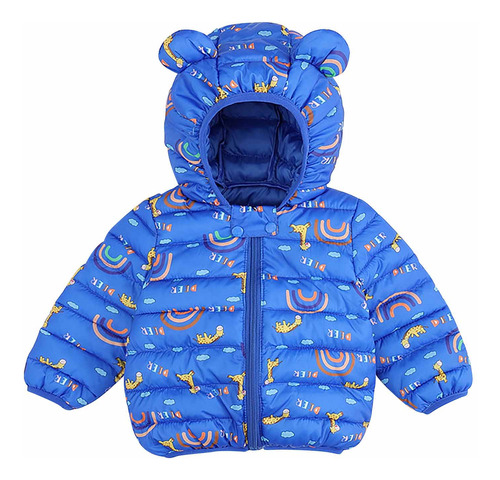 Chaqueta Acolchada De Invierno Para Bebés Niños Y Niñas