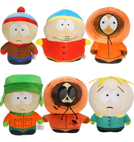 6pcs South Park Muñeco Peluche Juguete Cumpleaño Regalo 18cm