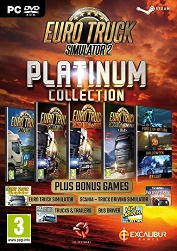 Euro Truck Simulator 2 - Dvd De Pc De Coleccion Platinum