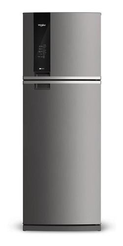 Heladera a gas no frost Whirlpool Top Mount WRM57 inox con freezer 500L 220V