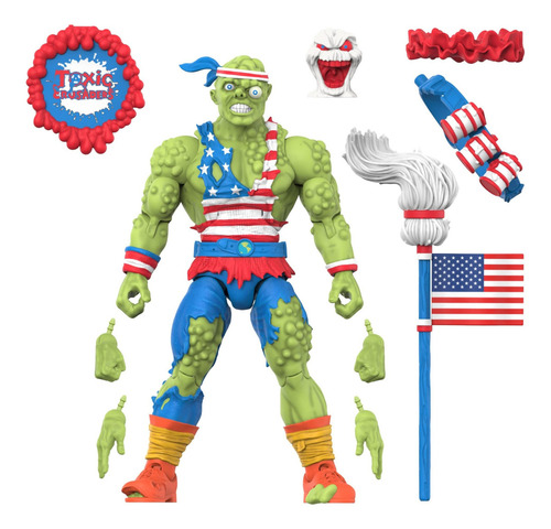 Figura De Acción Super7 Toxic Crusaders Toxie 17.78 Cm