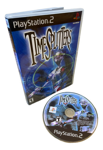 Time Splitters Play 2 Com Capa E Poster Ps2