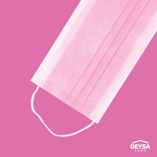 Imagen 6 de 6 de Mascarilla Tipo Il R Classic Rosado 2 Cajas 50 Un C/u
